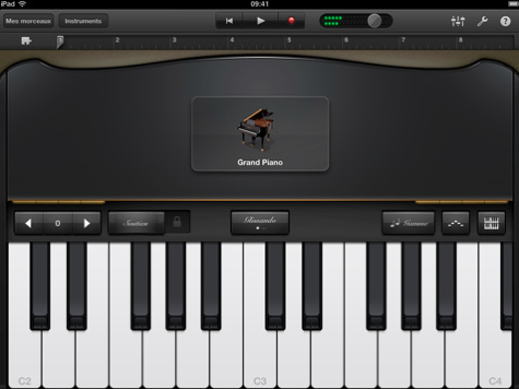 GarageBand pour iPad et iPad 2 sur l’App Store