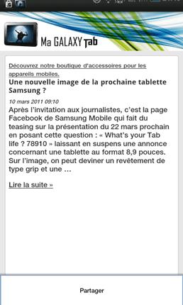 Ma Galaxy Tab.fr lance son application Android