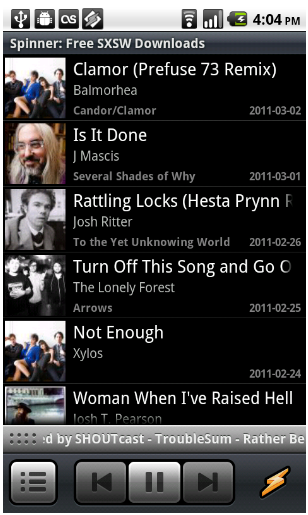 winamp 1 0 La version Android de Winamp passe en 1.0