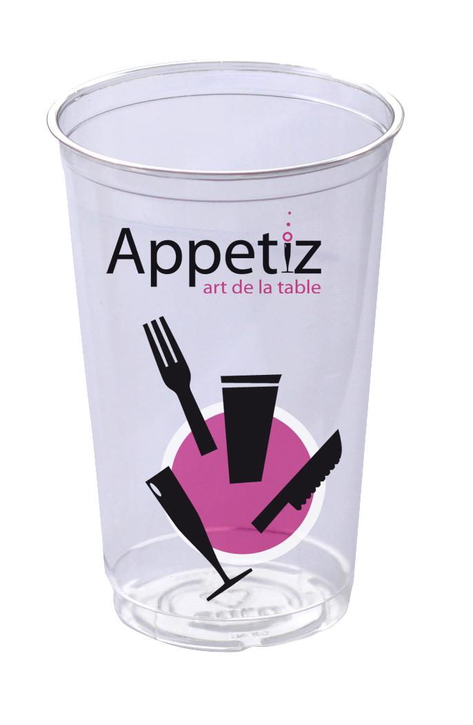 marquage et logatage des verres en plastique