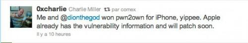 La faille découverte par i0n1c ne sortira pas avant IOS 4.3.1