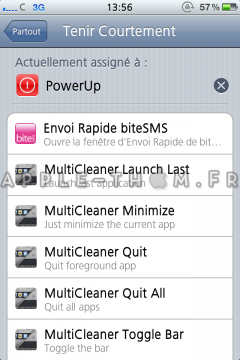 PowerUp : Extinction de l’iPhone via Activator