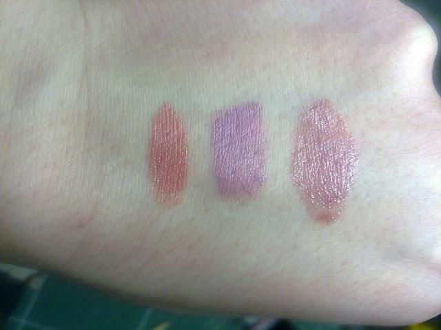Petite session expérimentation de couleurs pour rouges à lèvres... Trio rosé d'un soir !