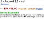 Galaxy pouces GT-P1010 Wi-Fi GT-P1000 449,99 Amazon.fr