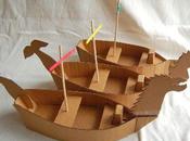 Pour construire bateau carton...