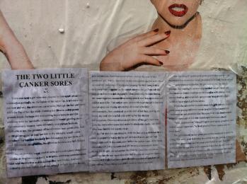 Un écrivain anonyme publie son livre dans les rues de New York Un écrivain anonyme publie son livre dans les rues de New York