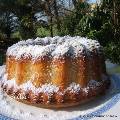 Gâteau  d' amandes au sirop d'orgeat