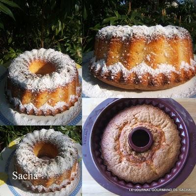 Gâteau  d' amandes au sirop d'orgeat