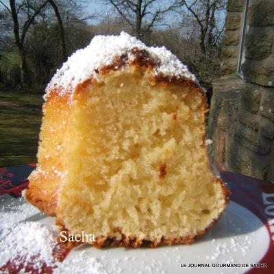Gâteau  d' amandes au sirop d'orgeat