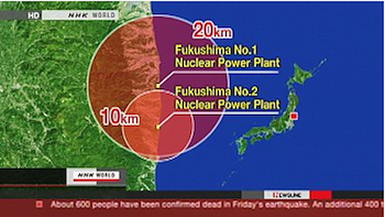 Fukushima : zone d'évacuation étendue à 20 km