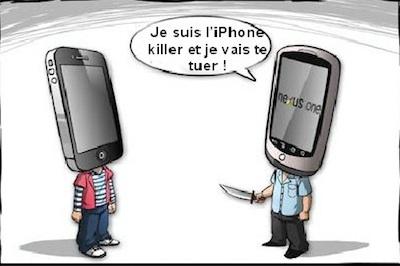 Humour : L’iPhone 4 et la concurrence en BD