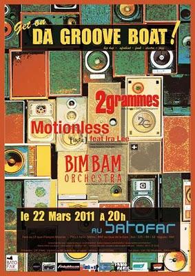 Soirée Da Groove Boat au Batofar (Paris) le 22/03/2011