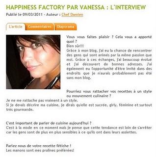 Mon interview pour 750g