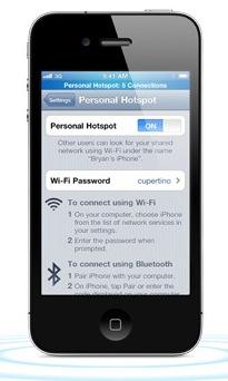 hotspot ios 4 3 Le point sur les tarifs opérateurs de la fonction Hotspot personnel via iOS 4.3