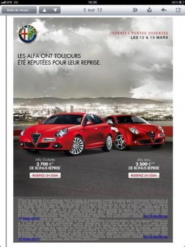 alfa romeo,sa barteau,portes ouvertes