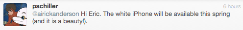 iPhone 4 blanc débarquera au printemps