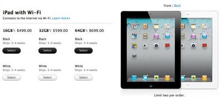 iPad 2 : une demande exceptionnelle !