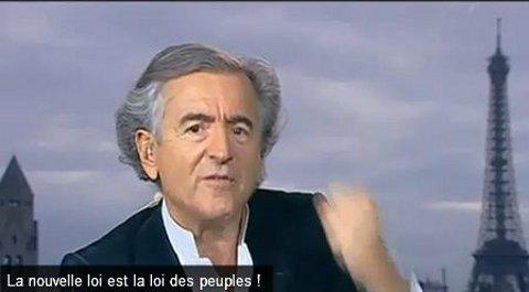BHL ... sa phrase choc du jour, en vidéo