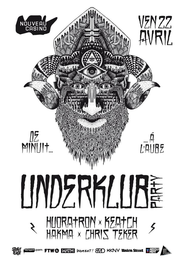 UNDERKLUB PARTY AU NOUVEAU CASINO