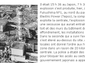 Intox journal prend Tchernobyl pour illustrer Fukushima
