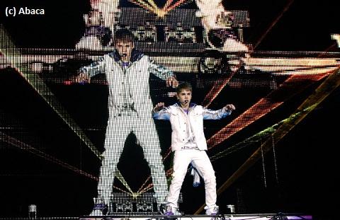 Justin Bieber ... Les photos de son concert à Londres