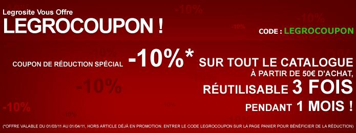 -10%* sur tout le catalogue !