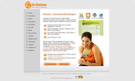 artisteer Artisteer : Comment designer vous même tous vos sites comme un pro !
