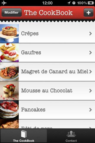 The CookBook : App. Gratuites pour iPhone, iPod !