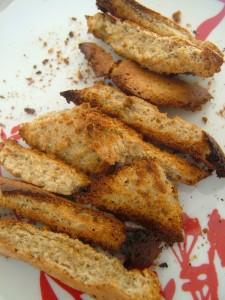 Mouillettes de pain dukan