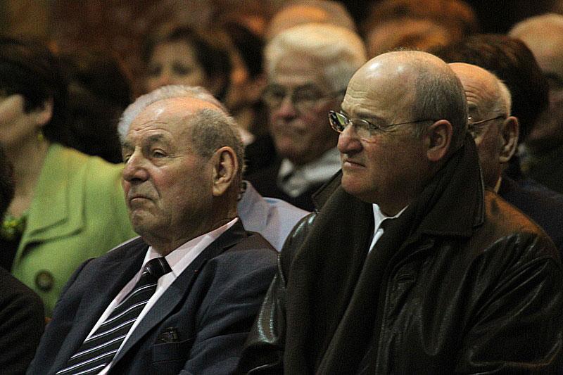 de gauche à droite : Raymond Trebuchon et Jean Mathieu