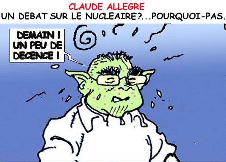 DESSIN DE PRESSE: Débat sur le nucléaire