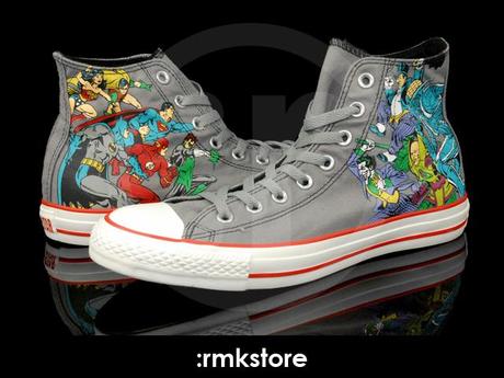 Les héros de DC Comics sur des Converse