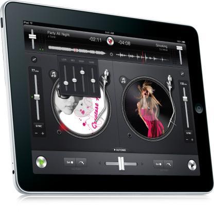 Djay est dispo pour iPad avec une MAJ, et arrive maintenant sur iPhone...