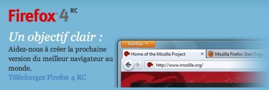 firefox 4 rc2 Firefox 4 pour le 22 mars ?