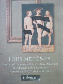 Les Trois Grâces de Cranach du Louvre censurées à Abou Dhabi