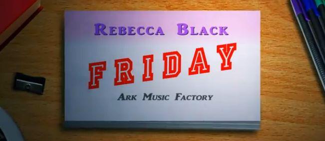Buzz : Rebecca Black – Friday | Clip