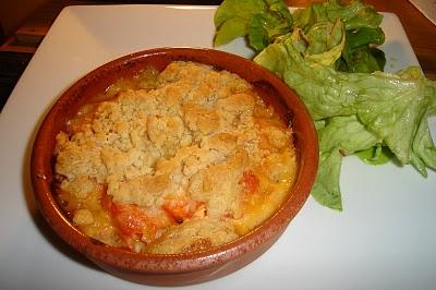 Crumble tomate-chèvre