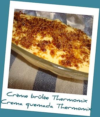 Crème brûlée Thermomix - Crema quemada Thermomix