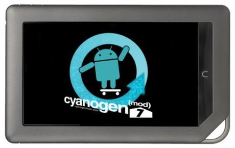 NookColor CM7 560x354 Comment Installer la CyanogenMod 7 (cm7) sur la Nook Color
