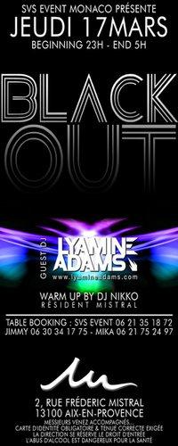 ♫ Black Out by SVS EVENT @ MISTRAL CLUB.........