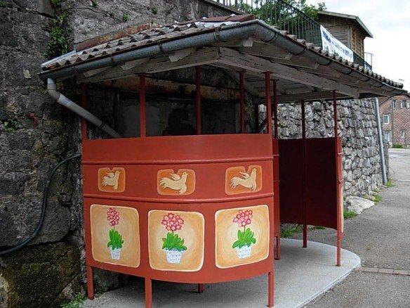 Quel est cet élégant abri et dans quelle commune ?