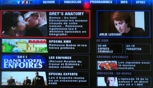 MyTF1 est arrivé sur la Freebox !