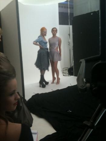 Vivienne Westwood et Emma Watson en pose pour ELLE UK