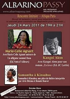 [Afriqua Paris] : Rencontre avec Kangni Alem et Marie-Célie Agnant