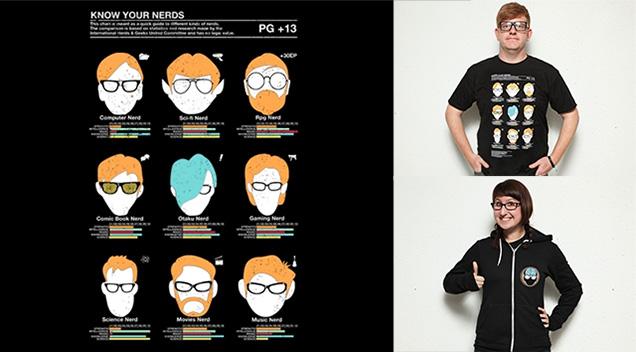 T-Shirt de nerd (geek)