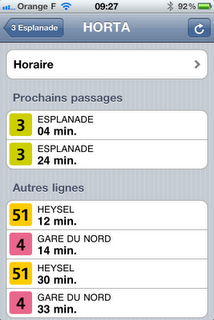 Bruxelles, Dijon, Laval (Canada), encore 3 applications iPhone pour les transports en commun