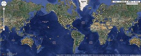 100 ans de tournages des 2000 meilleurs films sur Google Maps