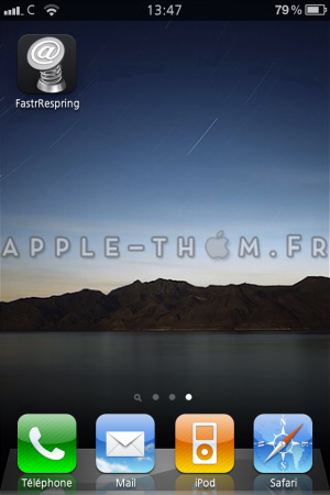 Fastr Respring : Un Tap, un respring