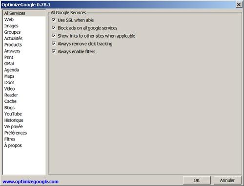 Bloquer la publicité sur tous les services Google