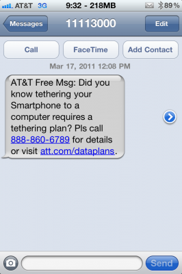 L’opérateur américain AT&T; détecte l’utilisation illégale du mode modem